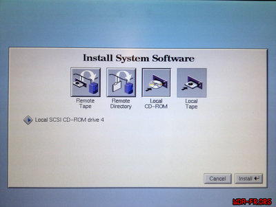 &quot;Install System Software&quot; d'IRIX 6.5.23