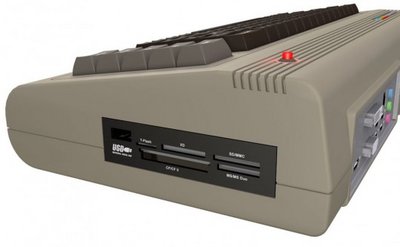 Commodore C64x - Vue latérale