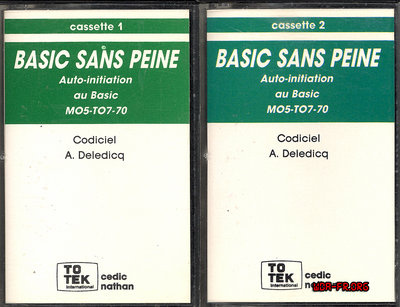 BASIC SANS PEINE - Cassettes