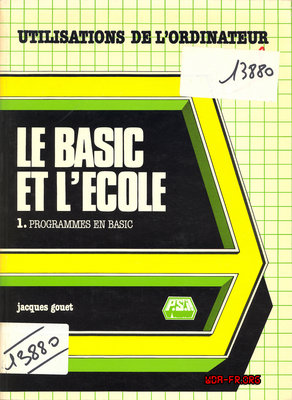 Le Basic et l'école - 1. Programmes en BASIC