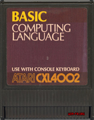 BASIC COMPUTING LANGUAGE - ATARI CXL4002 - Cartouche