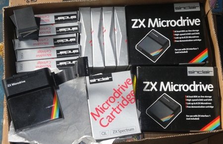 Lot de microdrives pour ZX Spectrum.