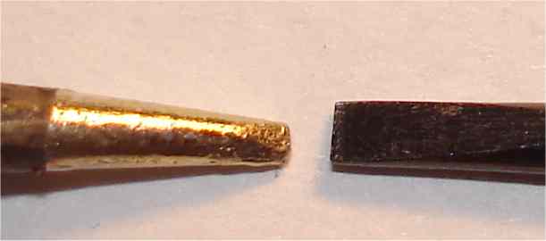 Panne de fer à souder de 1 mm et Tournevis plat de 1;8 mm