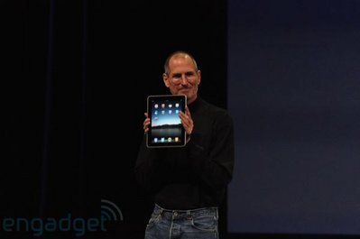Steve Jobs et son iPad.