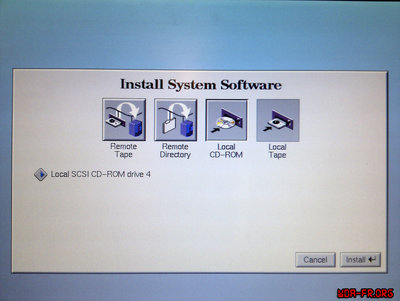 "Install System Software" d'IRIX 6.5.23