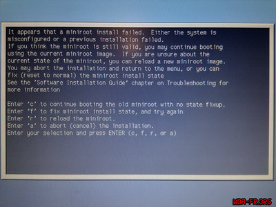 "Miniroot install failed" - IRIX 6.5.23