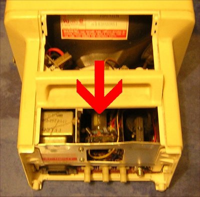 Retrait de la poignée de transport