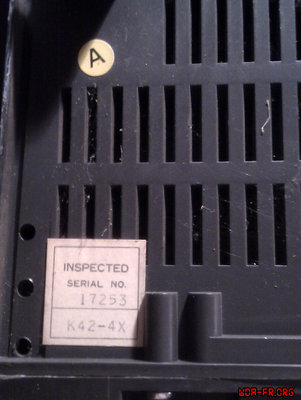 Moniteur Schneider CTM 640 - Version A (Vignette "A" jaune. P/N : non renseigné encore...)