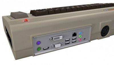 Commodore C64x - Vue arrière
