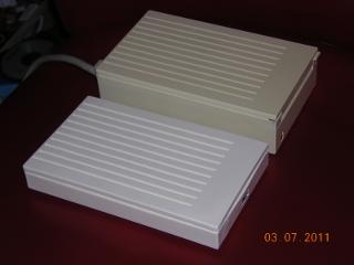 Prototype SmartportVHD à coté d'un Unidisk 3.5