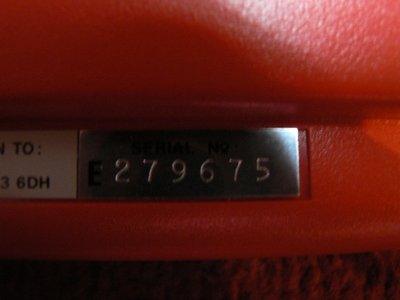 Numéro de série Oric