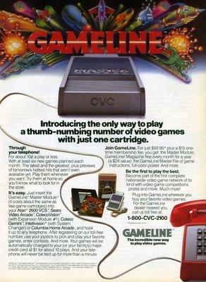 Module CVC &quot;GameLine&quot; pour Atari 2600 (1981)