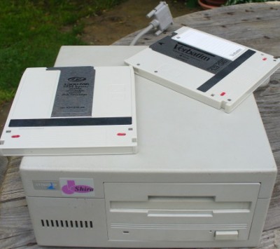 Lecteur 5"1/4 de disques MO.