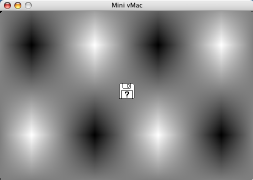 Point d'interrogation Mac OS