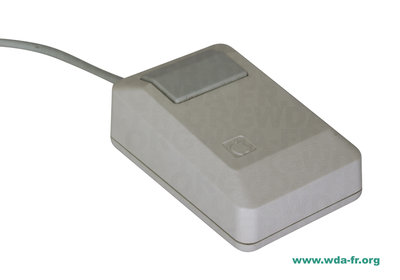 Souris de l'Apple Macintosh Plus.