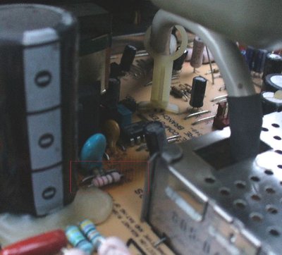 Condensateur suspect - Mac Color Classic.