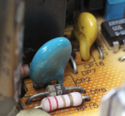 Détail de la zone suspecte...