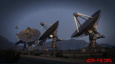 Les radiotélescopes de la plaine de &quot;Grand Señora Desert&quot;.