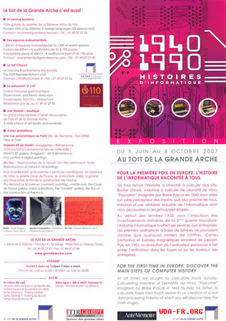 Dépliant AntéMémoire - recto.