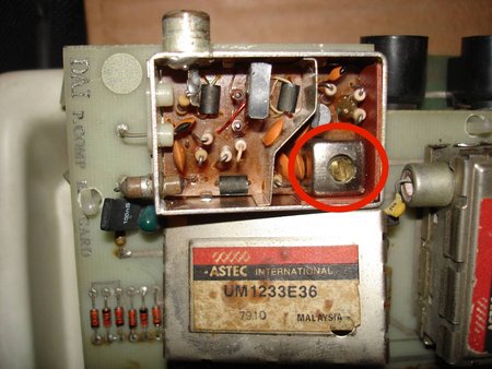 Modulateur UHF ASTEC UM1233 E36