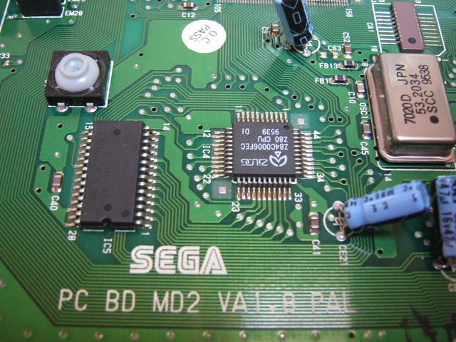 Carte-mère Sega MegaDrive 2 PAL V. VA1.8.