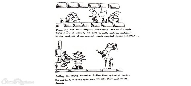Page 5 du script original de Simon PHILIPPS &amp; Terry LLOYD. - 1988