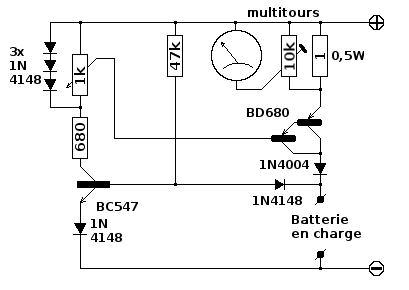 Et le schéma dudit générateur de courant “inversé”, pour l'utilisation des transistors PNP !