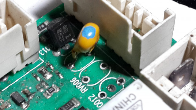 Triac du module de lave-linge.