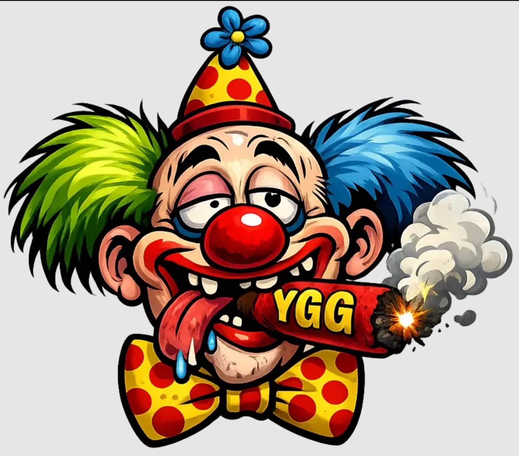 Caricature provocatrice du logo YGG