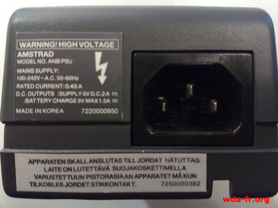 Arrière du transfo. de l'Amstrad ANB-386SX40.