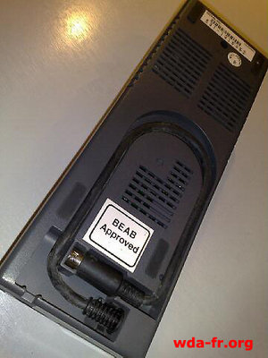 Dessous du transfo. de l'Amstrad ANB-386SX40.