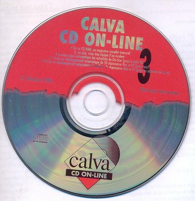 Sélection CalvaCom de logiciels &quot;CD-ON LINE&quot; distribuée par les équipes techniques (vol.3) - 1996