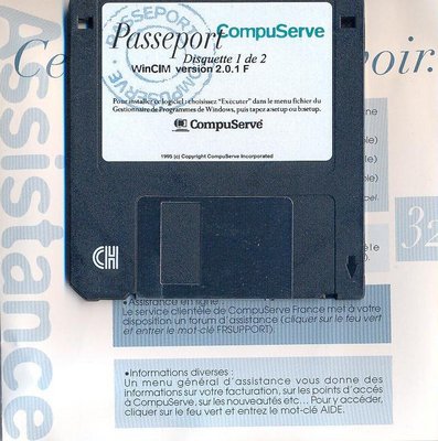 Kit de connexion &quot;Passeport CompuServe&quot; - 1995