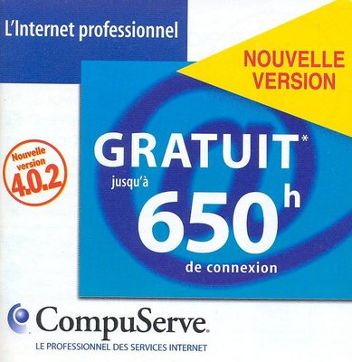 Kit de connexion CompuServe version 4.0.2 - (recto)
