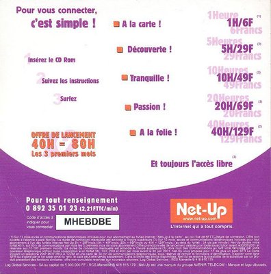 Kit de connexion Net-Up - 2001 (verso)