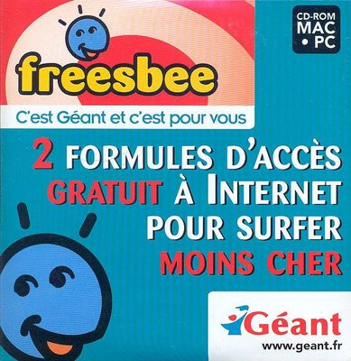 Kit de connexion Freesbee en partenariat avec l'enseigne Géant (2000) - recto