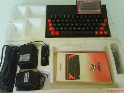 Packaging Oric Atmos.