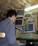 Controle d'un ordinateur Amstrad PC 286 dans nos locaux Parisiens